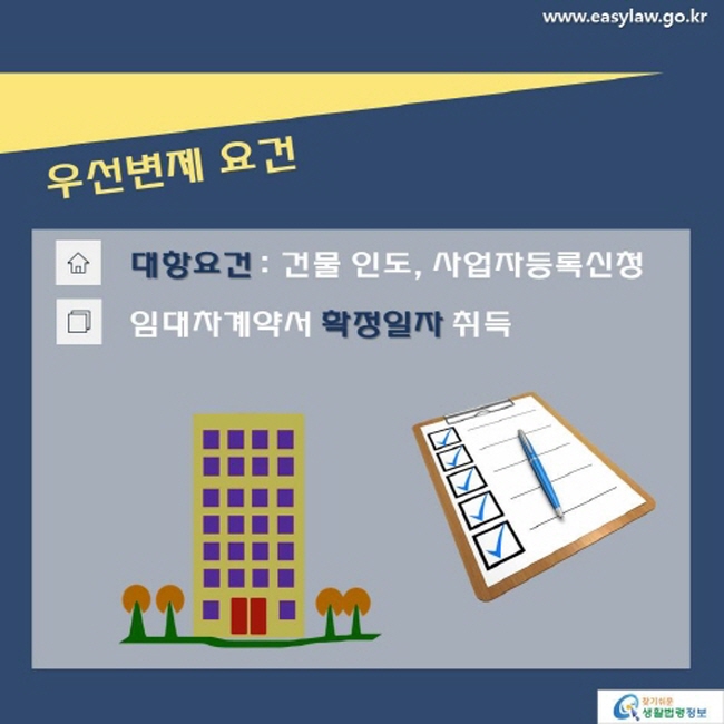 우선변제 요건